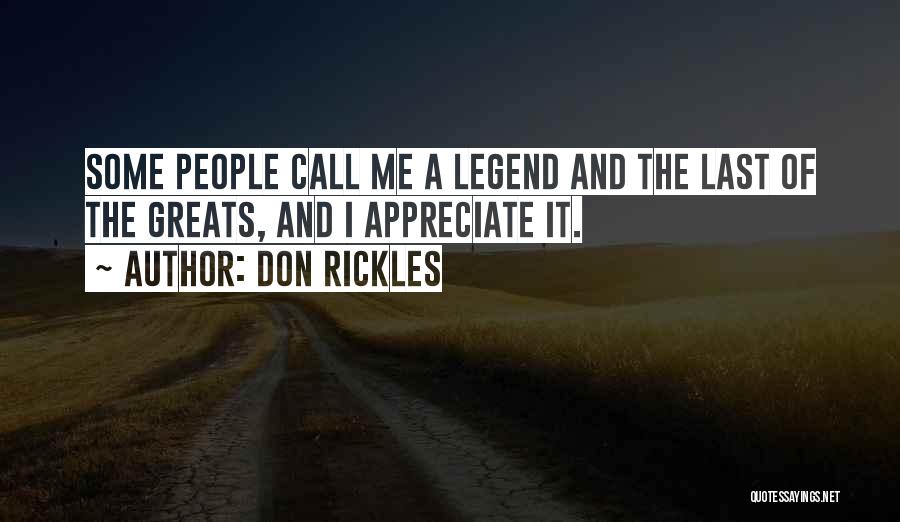 Appreciate Yourself For Who You Are Quotes By Don Rickles