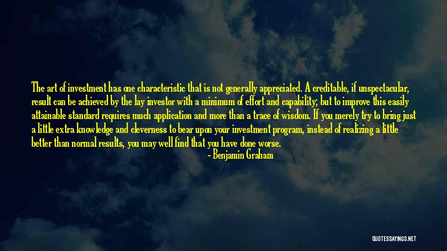 Appreciated Quotes By Benjamin Graham Appreciated Quotes By Benjamin Graham