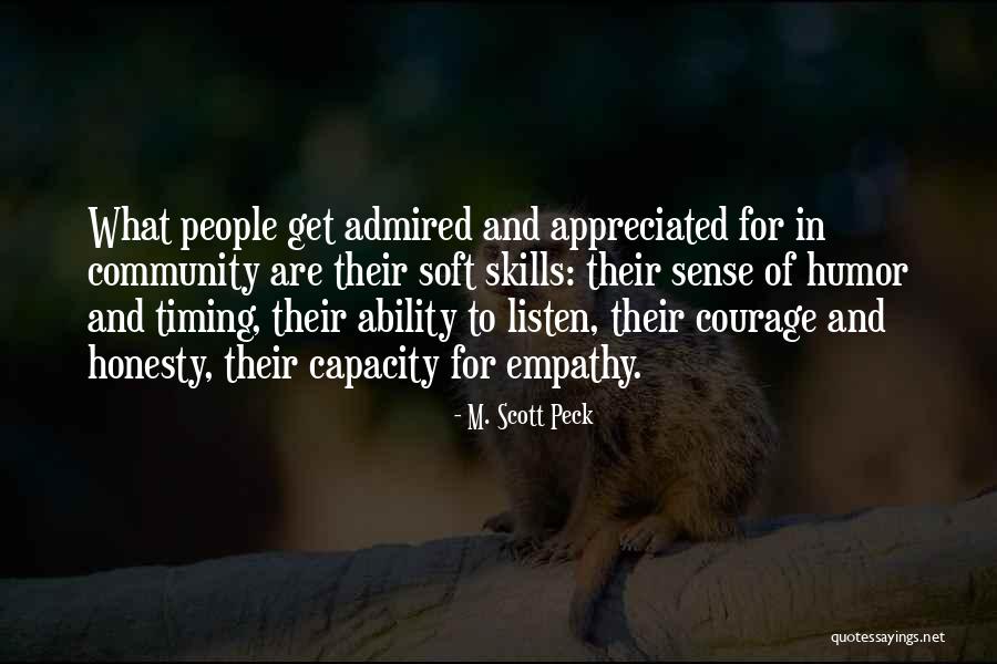 Appreciated Quotes By M. Scott Peck Appreciated Quotes By M. Scott Peck