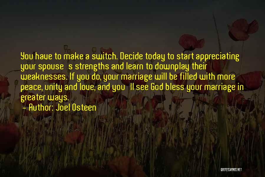 Appreciating Someone You Love Quotes By Joel Osteen