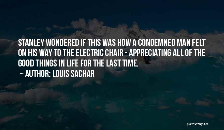 Appreciating The Good Things In Life Quotes By Louis Sachar