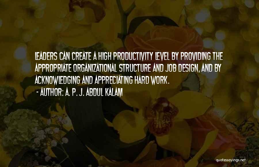 Appreciating Your Work Quotes By A. P. J. Abdul Kalam