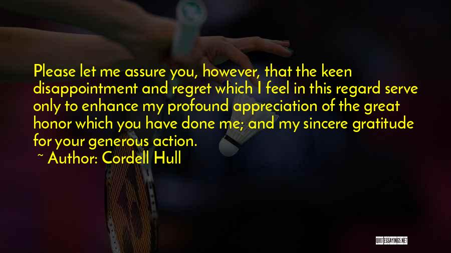 Appreciation And Gratitude Quotes By Cordell Hull