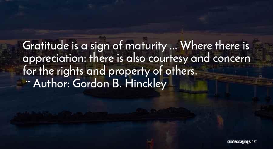 Appreciation And Gratitude Quotes By Gordon B. Hinckley