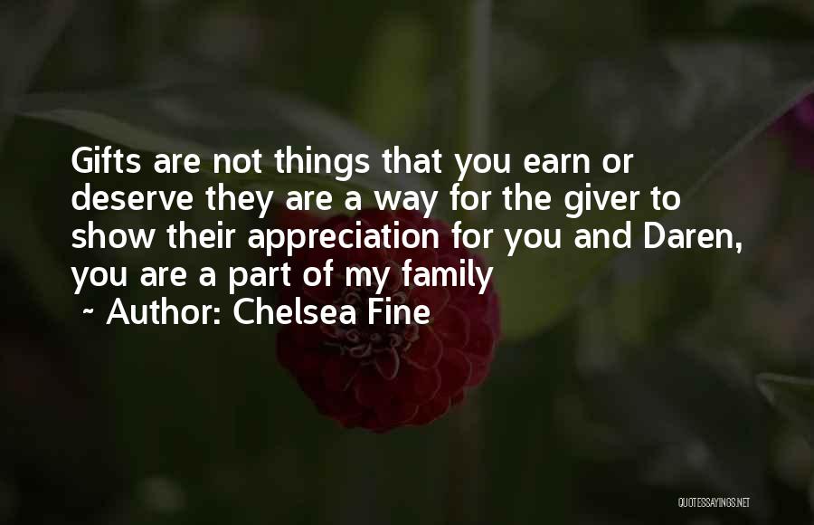Appreciation And Love Quotes By Chelsea Fine