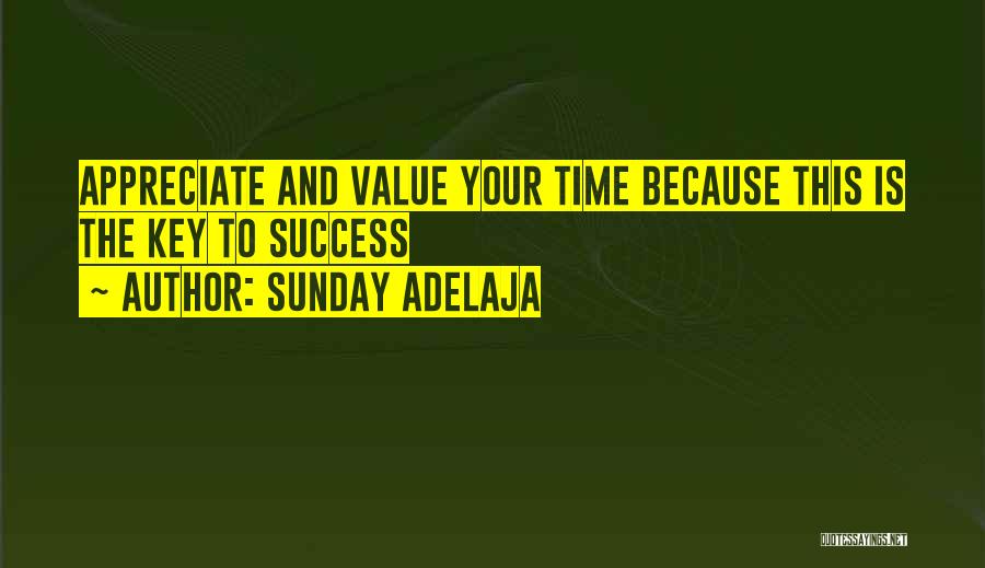 Appreciation For Success Quotes By Sunday Adelaja