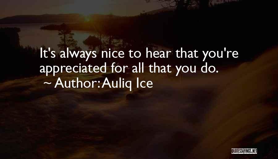 Appreciation Friendship Quotes By Auliq Ice