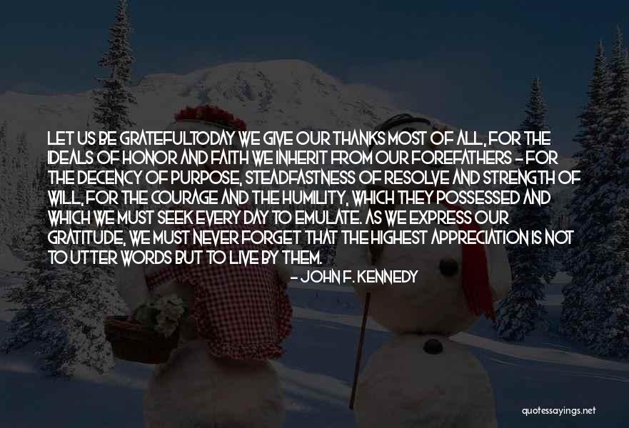 Appreciation Thanks Quotes By John F. Kennedy Appreciation Thanks Quotes By John F. Kennedy