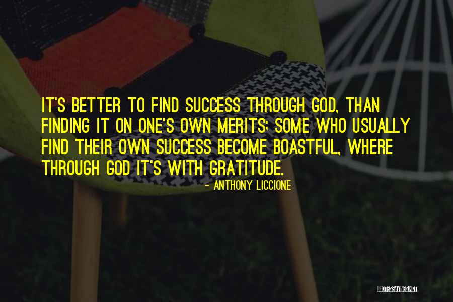 Appreciation To God Quotes By Anthony Liccione Appreciation To God Quotes By Anthony Liccione