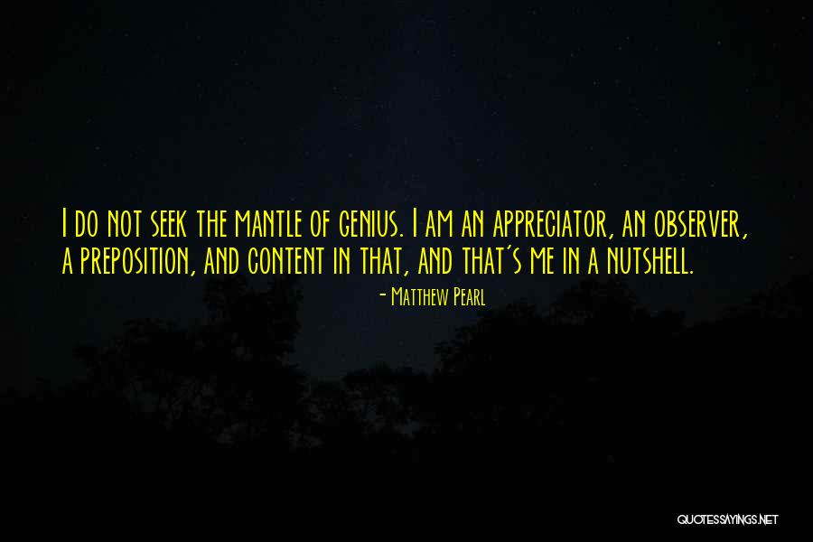 Appreciator Quotes By Matthew Pearl Appreciator Quotes By Matthew Pearl