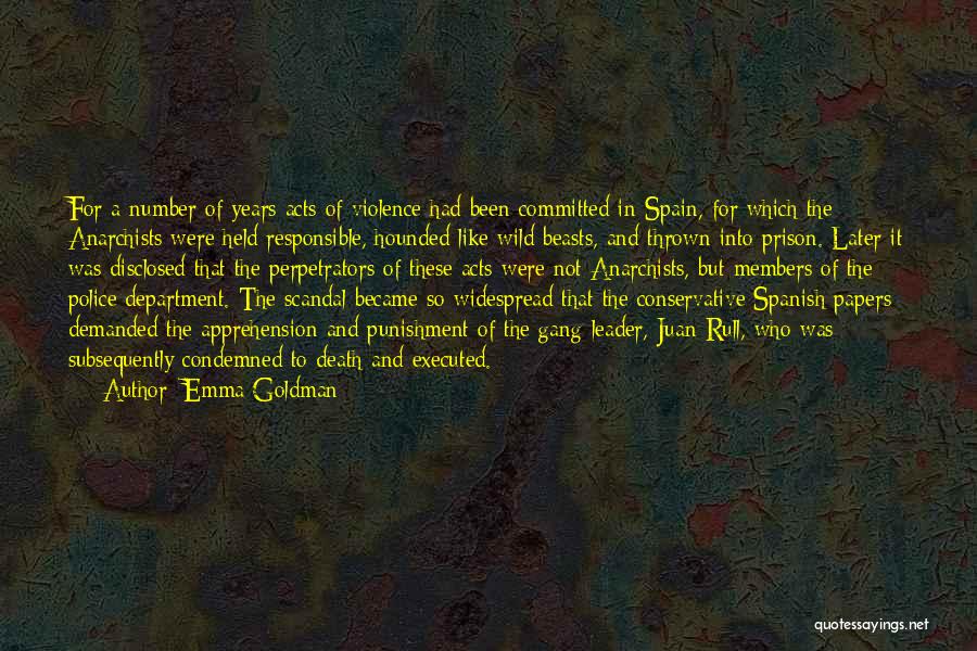 Apprehension Quotes By Emma Goldman