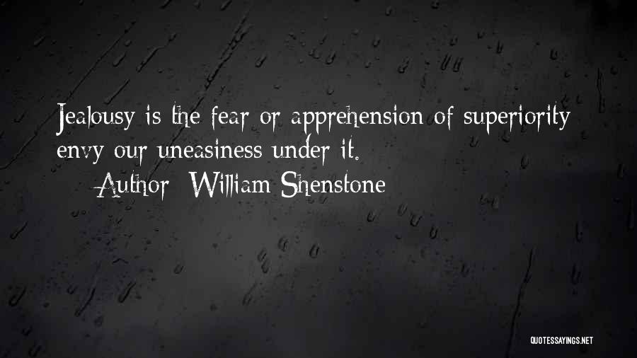 Apprehension Quotes By William Shenstone