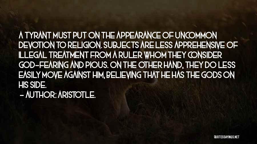 Apprehensive Quotes By Aristotle.