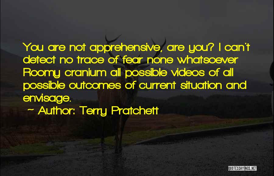 Apprehensive Quotes By Terry Pratchett