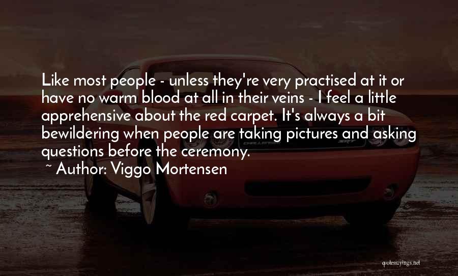 Apprehensive Quotes By Viggo Mortensen