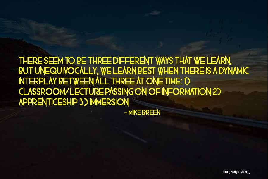 Apprenticeship Quotes By Mike Breen Apprenticeship Quotes By Mike Breen