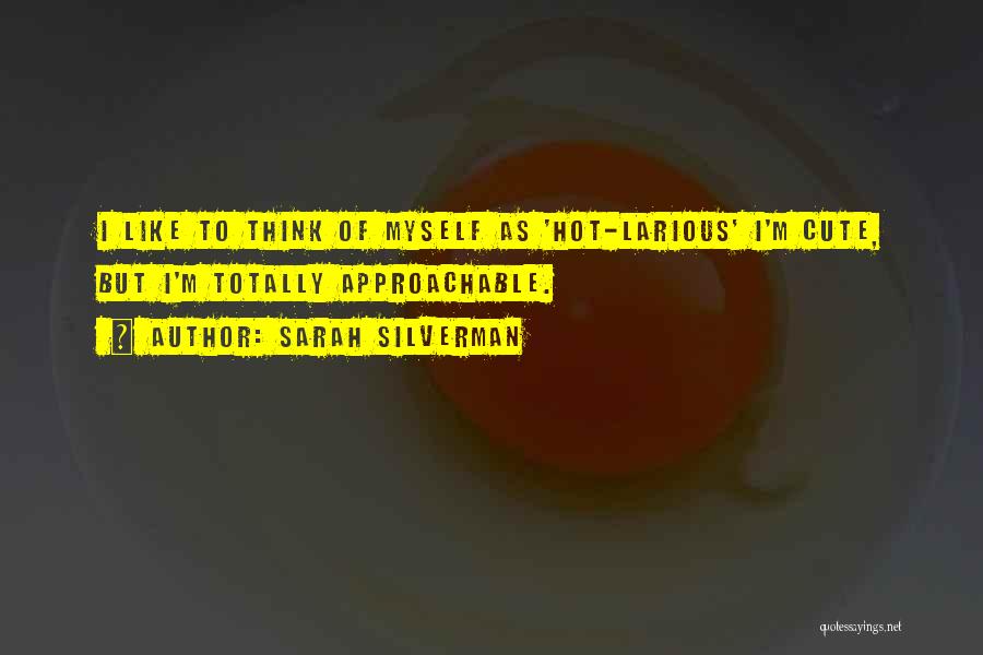 Approachable Quotes By Sarah Silverman