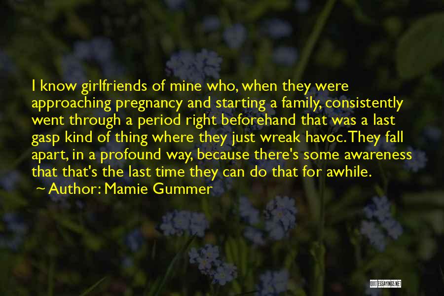 Approaching Fall Quotes By Mamie Gummer