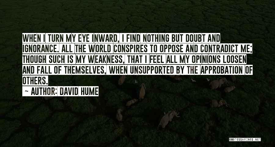 Approbation Quotes By David Hume