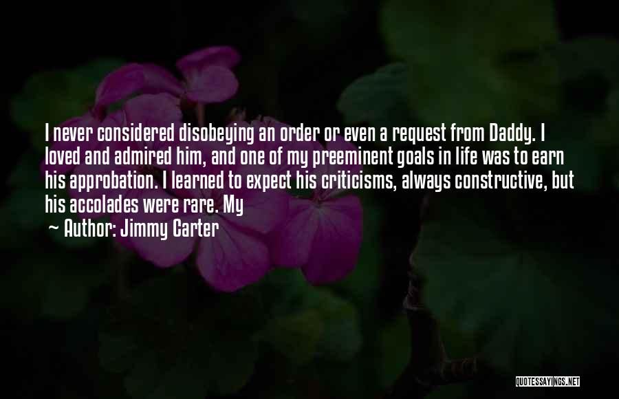 Approbation Quotes By Jimmy Carter