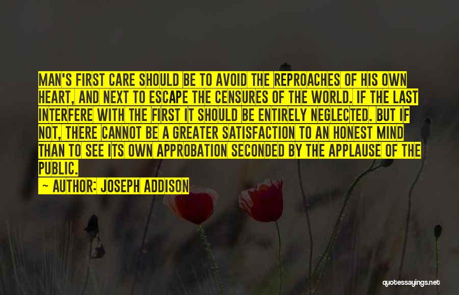 Approbation Quotes By Joseph Addison