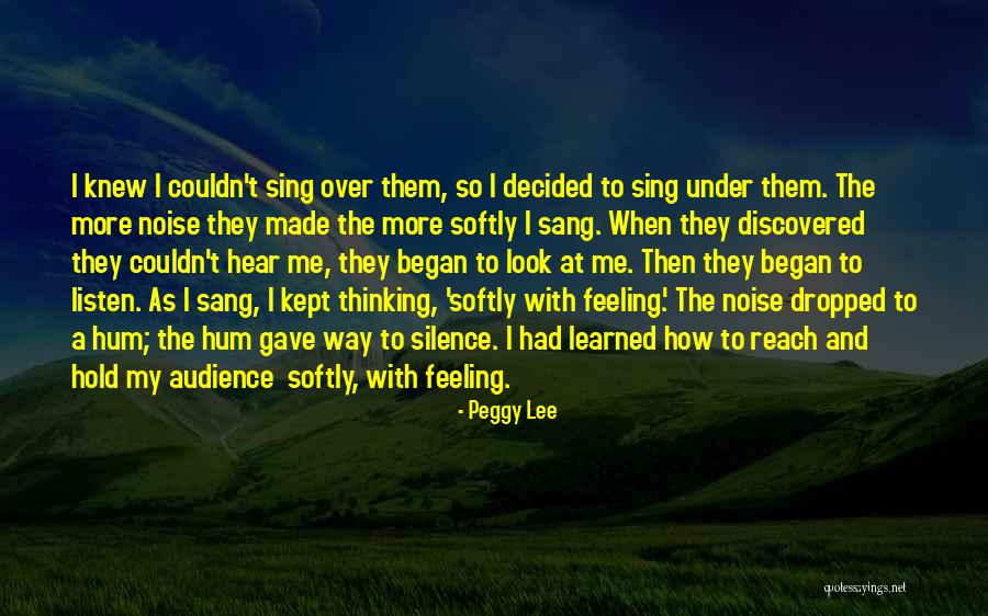 Appropriate Pop Songs Quotes By Peggy Lee Appropriate Pop Songs Quotes By Peggy Lee