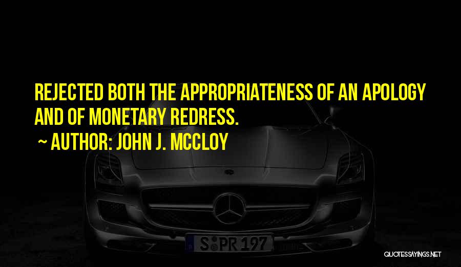 Appropriateness Quotes By John J. McCloy