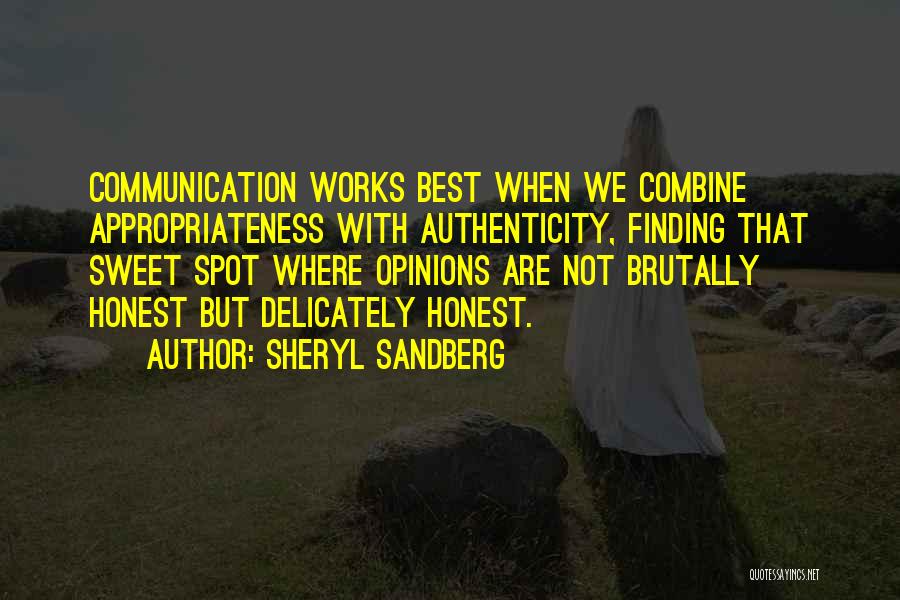 Appropriateness Quotes By Sheryl Sandberg