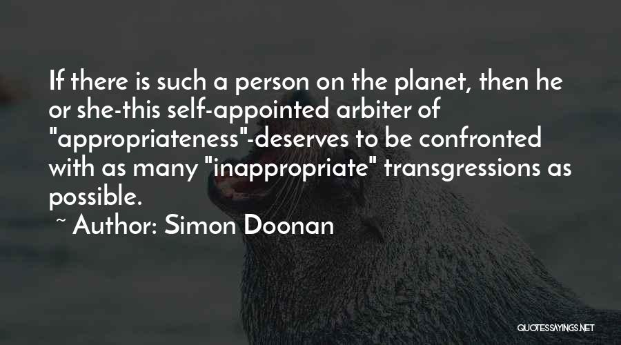Appropriateness Quotes By Simon Doonan
