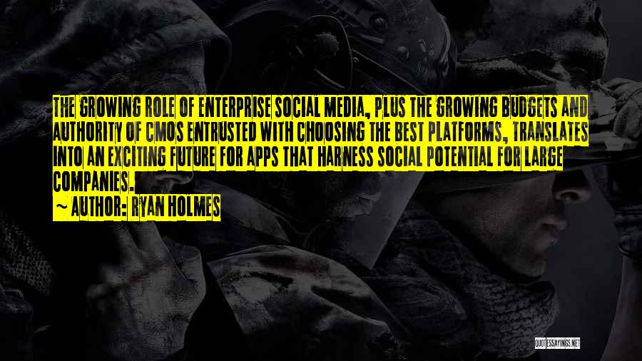 Apps Quotes By Ryan Holmes