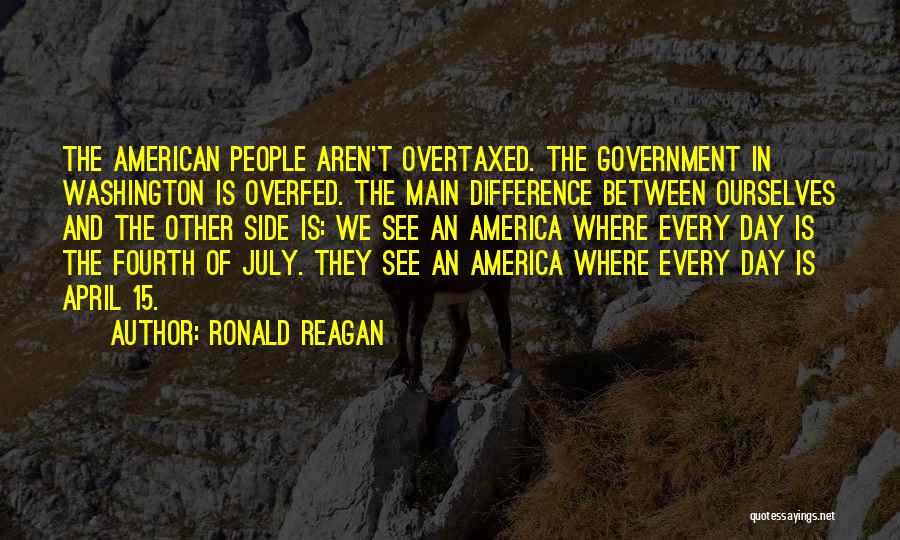 April 15 Quotes By Ronald Reagan