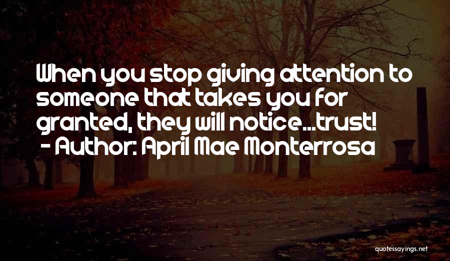 April Quotes By April Mae Monterrosa