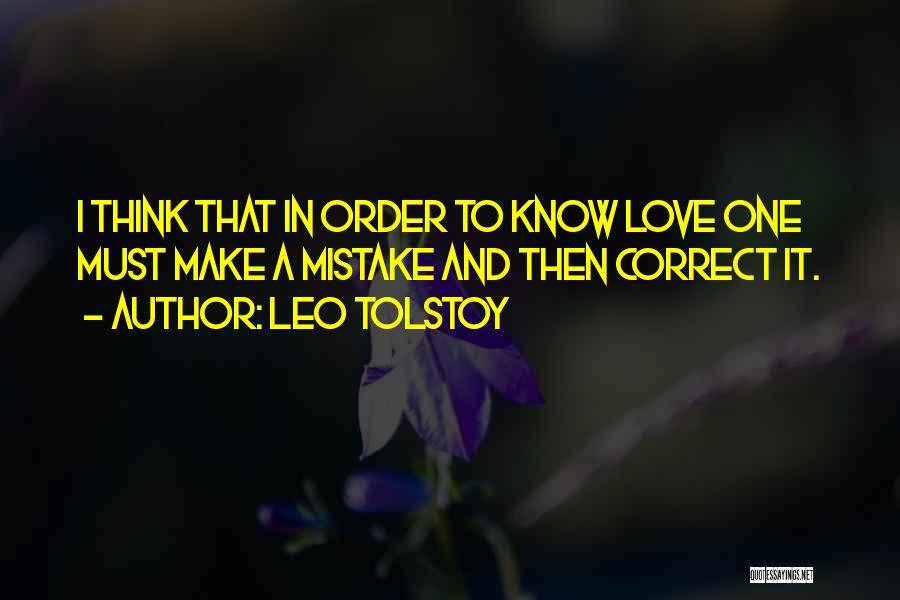 Aprirai Quotes By Leo Tolstoy