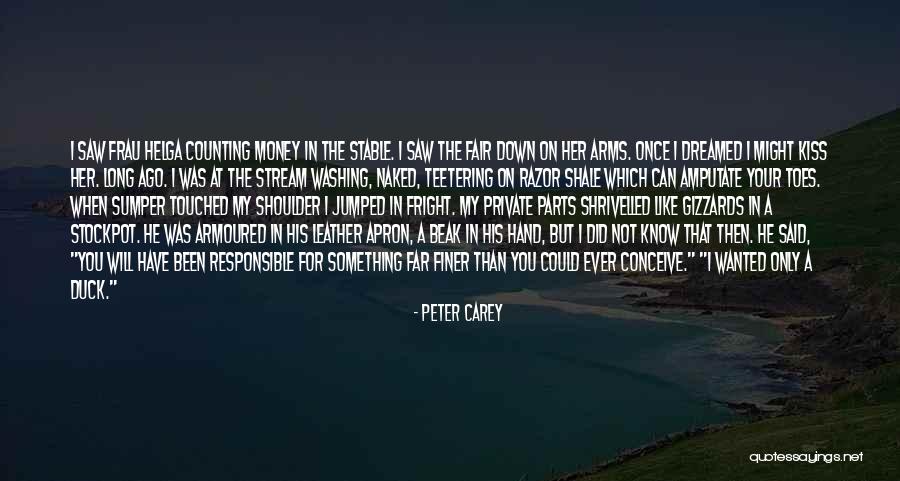 Apron Quotes By Peter Carey