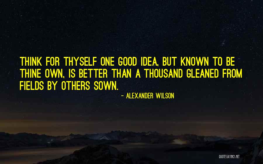 Aproudhome Quotes By Alexander Wilson Aproudhome Quotes By Alexander Wilson