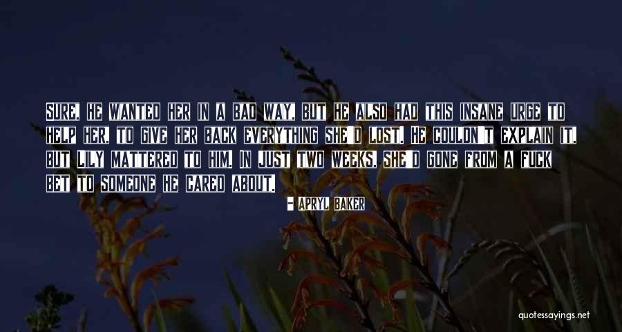 Apryl Baker Quotes 1555978 Apryl Baker Quotes 1555978