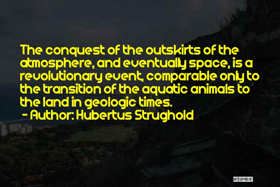 Aquatic Quotes By Hubertus Strughold