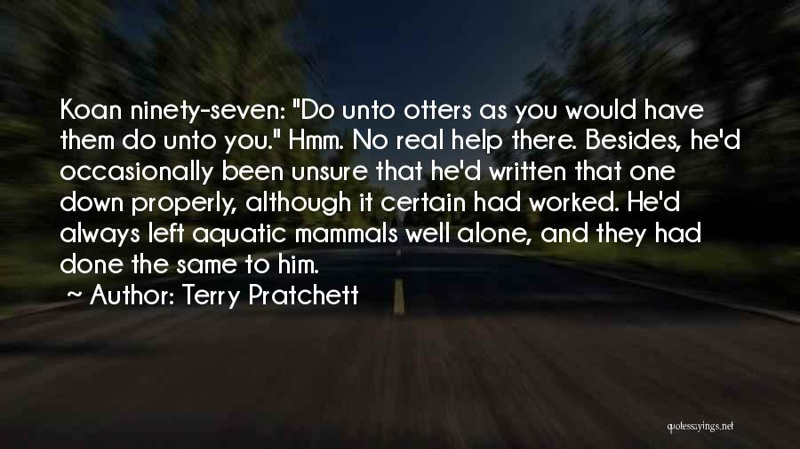 Aquatic Quotes By Terry Pratchett