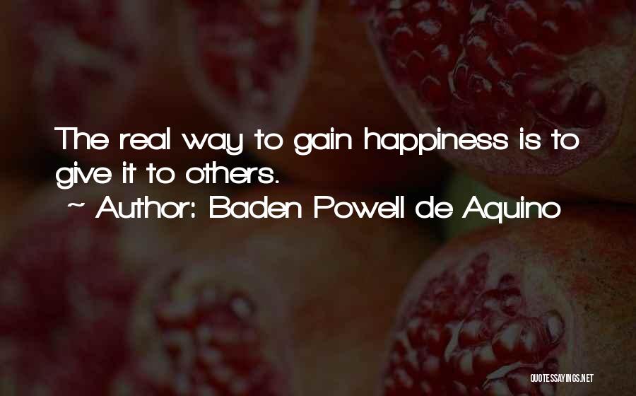 Aquino Quotes By Baden Powell De Aquino