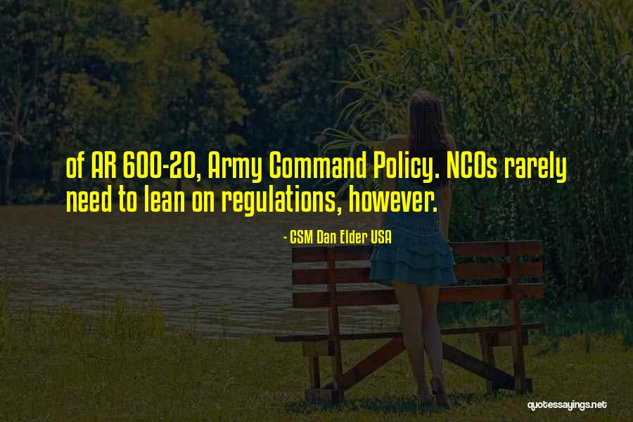 Ar-ab Quotes By CSM Dan Elder USA Ar-ab Quotes By CSM Dan Elder USA