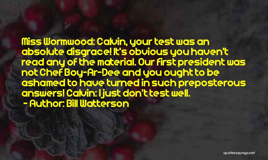 Ar Quotes By Bill Watterson