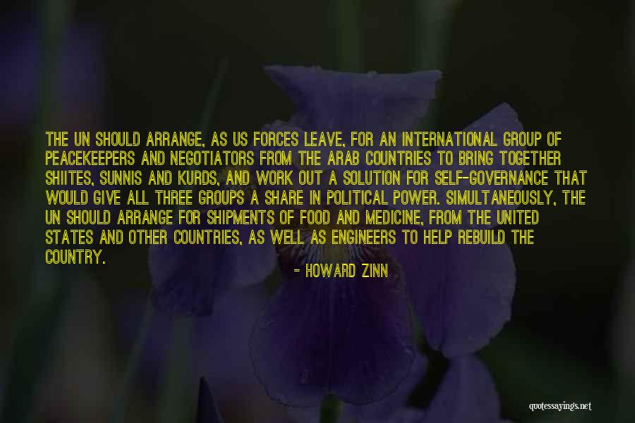 Arab Countries Quotes By Howard Zinn