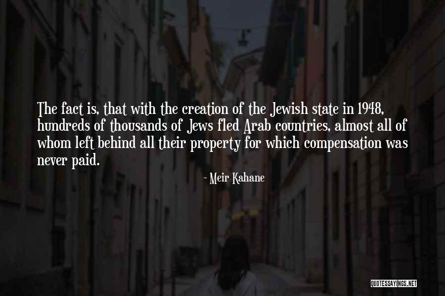 Arab Countries Quotes By Meir Kahane