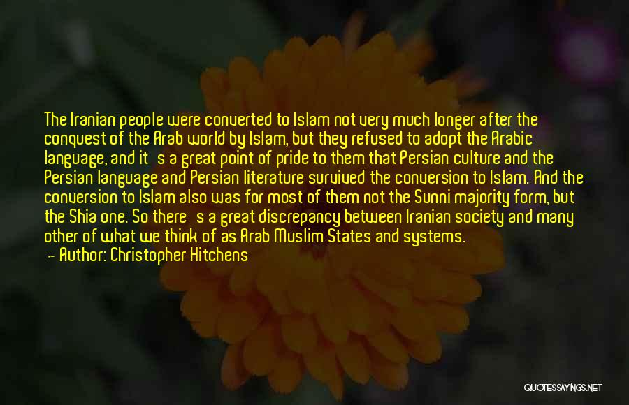 Arab Culture Quotes By Christopher Hitchens