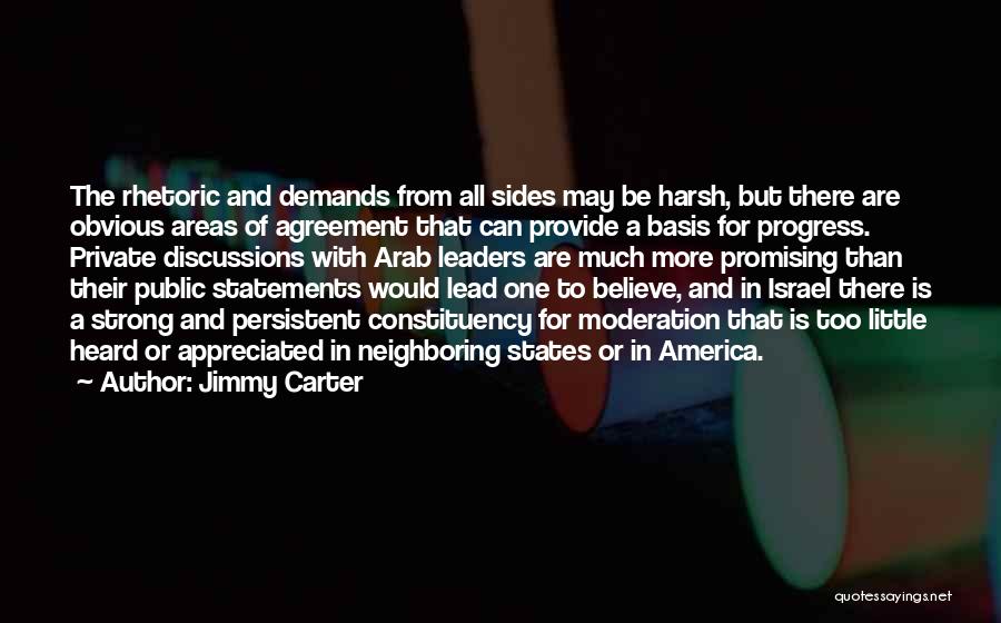 Arab Leaders Quotes By Jimmy Carter