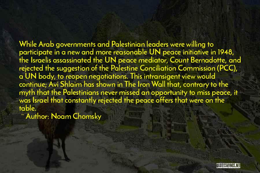 Arab Leaders Quotes By Noam Chomsky