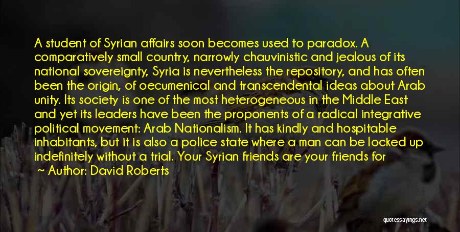 Arab Unity Quotes By David Roberts