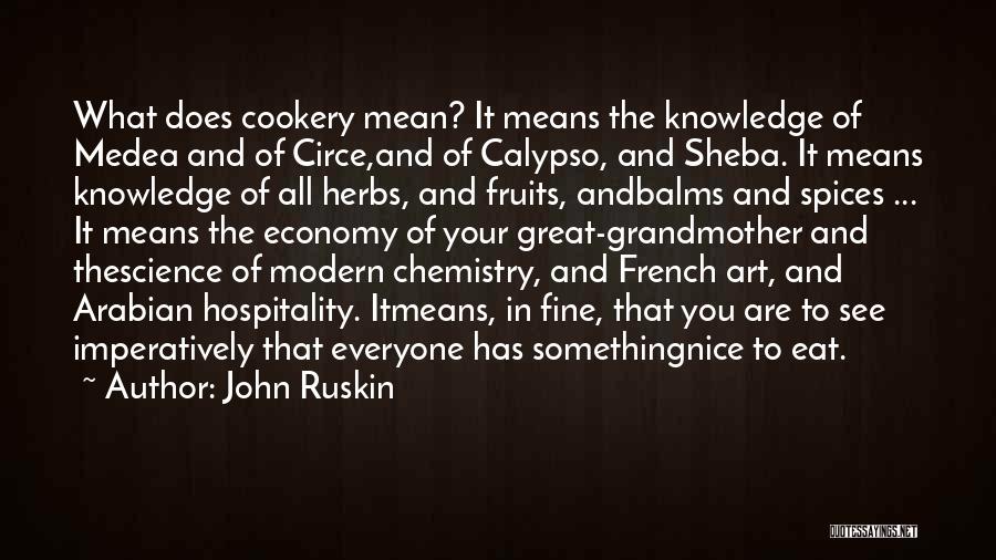 Arabian Food Quotes By John Ruskin