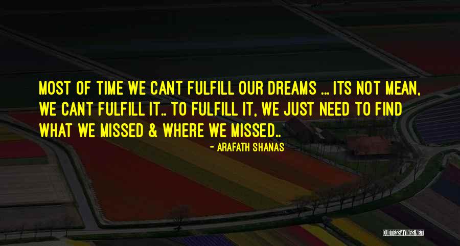 Arafath Shanas Quotes 1100211