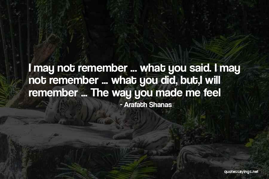 Arafath Shanas Quotes 1257296